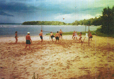 Volley Ball on Pinedale Beach